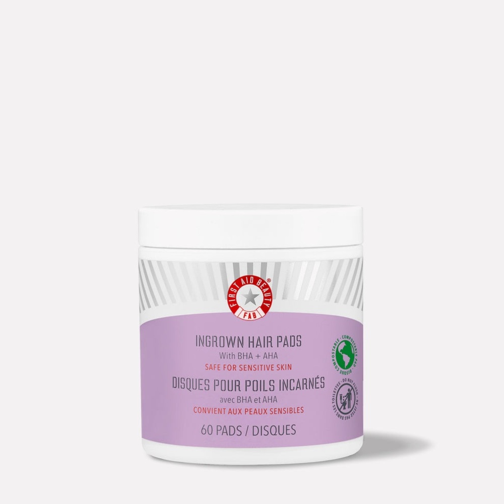 First Aid Beauty Ingrown Hair Pads with BHA + AHA